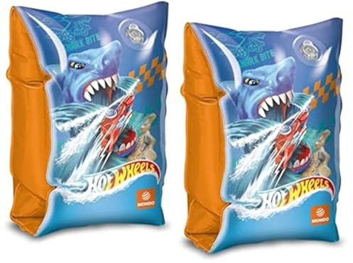 Mondo Toys - HOT WHEELS Arm Bands - Sicherheitsarmlehnen für Kinder - Material PVC - geeignet für Kinder von 2 bis 6 Jahren mit Gewicht 6 - 20 kg - 16875