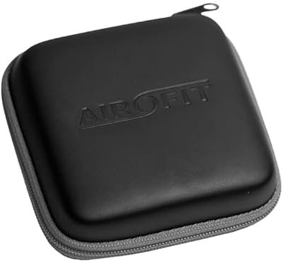 Airofit Transporttasche, Hardcase für Atemtrainer Pro und Active, rschwarz, obust, mit Belüftungslöchern