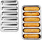 Norhogo 304 Edelstahl Wurstform Hot Dog Form Backform Hot Dog Backform DIY Wurst Küchenbacken für Geburtstag Partys Festival Täglich für Grill Küche Backen Kochen Silber