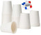 ponytek 1000 pièces Gobelets jetables de 180ml qualité supérieure en carton biodégradable fabriqué en France pour boissons chaudes et froides. Idéal pour le café, le thé, les jus.