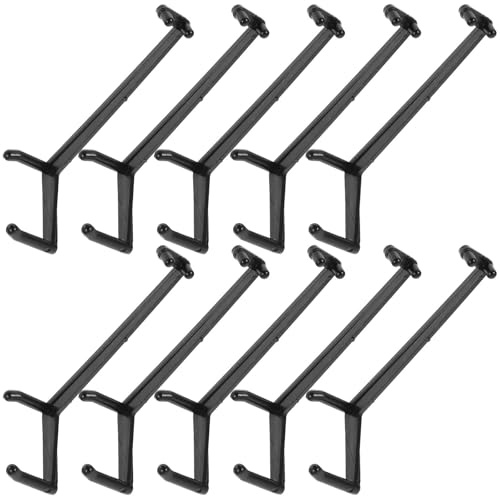 WRITWAA Separadores de Ajustables para Árboles Frutales 10 Unidades Pinzas Reutilizables de PE Negras para Control de Crecimiento Herramienta de Jardín para Melocotoneros Perales y