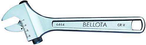 Bellota 646410 6464-10 rullgaffelnyckel med snäckhjul, 25 cm
