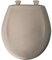 Bemis 200SLOWT 068 Sta-Tite Toilettensitz, rund, geschlossene Front, Beige
