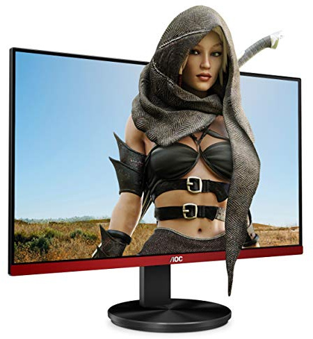 AOC Gaming G2490VXA: monitor FHD de 24 pulgadas, 144 HZ, MPRT de 1 ms, VA, AMD FreeSync Premium, retardo de entrada bajo, altavoces incorporados (1920 x 1080 @ 144 Hz, 350 cd/m², HDMI/DP)