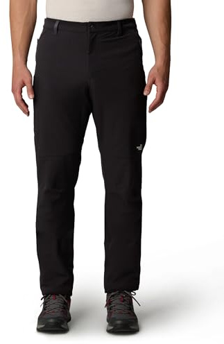 THE NORTH FACE - Pantalons Softshell Homme Quest - Séchage Rapide, Déperlant - TNF Black-NPF - 32