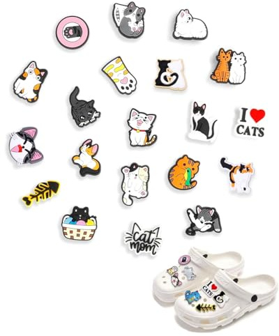 CULEB Shoe Charms Zapatos Adornos PVC para Crocs,Forma de Pata Dibujos Animados,Decoración de Zapatos Tipo Zueco para Niños Adultos DIY Regalo,Regalos Fiesta Cumpleaños
