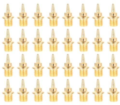 Toddmomy 32 Clavos para Zapatos Deportivos Sprint, Clavos de Metal Resistentes al Óxido, y Fáciles de Cambiar, Accesorios para Running, Ideales para Competiciones de Atletismo y