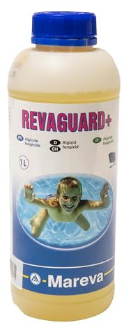 Alghicida Revaguard Plus trattamento pulizia Acqua Antialghe Rosa Rosse Funghi Bianchi Piscine l 1 Mareva