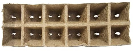 Pots en tourbe carrés Biodégradables - 6 x 6 cm - 30 pièces - VG Garden