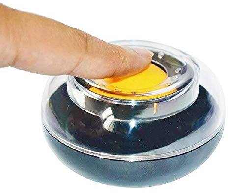 Plastic Round Case Finger Wet Sponge for Casher Counting Cash Money Wet Hands Finger Pads Moisteners School Home Stationery Financial Office Supplies Random Color