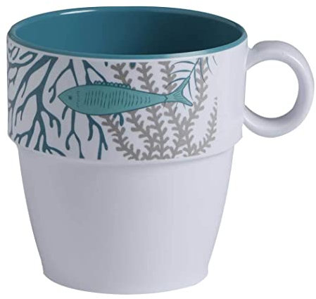 Marine Business Tasse à café, tasse à café, mug, en mélamine, Coastal - Série individuelle