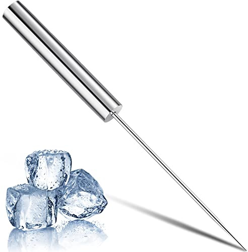 Stainless Steel Ice Pick Crusher Chisel Removal Pick Crushed Ice Tool for Kitchen Bars Bartender Picnics Camping and Restaurant(14 Inch)