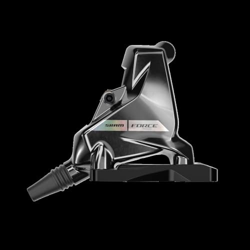 SRAM Force eTap AXS Hydraulic Disc Brake Caliper - Flat Mount, 2-Piston, Iridescent Gray, D2, Advanced HydroHC Technology, Easy Bleeding