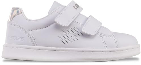 Lotto Mädchen Burgas Gc Sneaker, White Multi, 32 EU