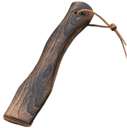 Obelunrp Axe Handle Replacement, 10 Inch Wooden Hatchet Handle, Ergonomic Curved, 3.8*1.3cm, Fit for Interface 3.8
