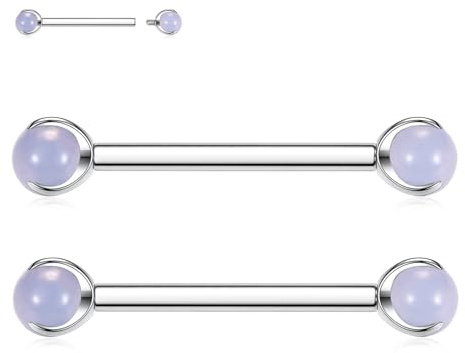 AROWRO Titan bröstvårtspiercing bröstvårtspiercing bröstvårta stavar bröstvårta piercing smycken tungsteg piercing inre gänga tungpiercing