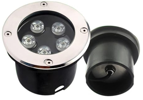 DUOAZJL Foco LED Subacuático Incrustado - Luces De Fuentes Subacuáticas, Iluminación Subacuática De Piscina De 24V AC(Blue,9W(AC24v))