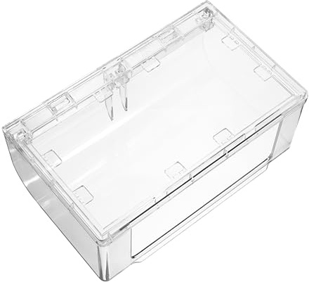 Toddmomy Copri Presa Adesivo Doppia Posizione Protezione Scatola Elettrica Trasparente Facile Installazione Senza Tracce Resistente e Anti-danneggiamento per Bagno e Casa