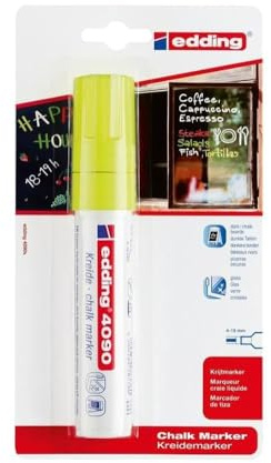 Felt-tip edding 4090 fenêtre néongeel incliné 4-15 mm blister