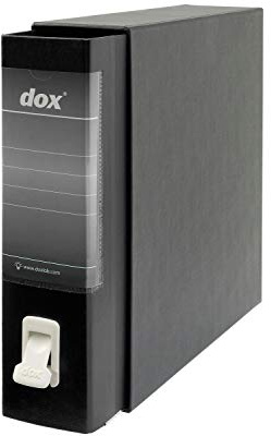 Esselte Dox 1 Class Box Lever Arch File, A4. Black, Pack of 6