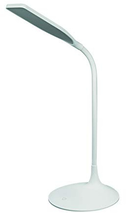 LEDVANCE LED Schreibtisch-Leuchte, Leuchte für Innenanwendungen, Warmweiß, Dimmbar per Touch-Schalter, Panan Disc Single