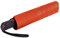 Knirps Damen Taschenschirm C.205 Medium Duomatic mit Auf-Zu-Automatik Solid Pumpkin Reflective