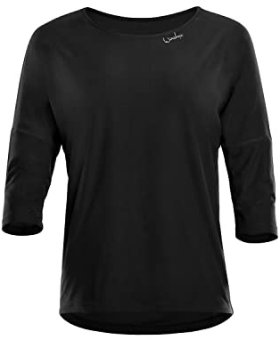 WINSHAPE Dt111ls - Maglietta da Yoga da Donna, Funzionale, Leggera e Morbida, a Maniche Corte