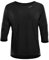 WINSHAPE Damen Functional Light And Soft ¾-arm Top Dt111ls Yoga-Shirt, Schwarz, L EU