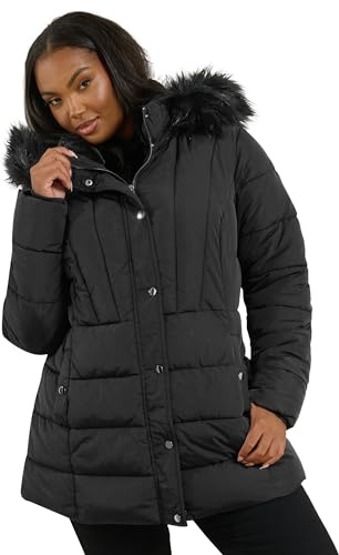 Yours Curve Short Puffer Coat - Women's - Plus Size Curve