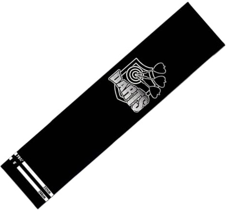 Tapis de fléchettes 300 x 33 cm en Caoutchouc antidérapant Protecteur | Tapis protraction pointes fléchettes pour Entraînement Tournoi Maison Bar Club Salle x Intérieure