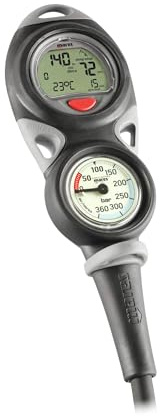 Mares 414420 Computer con Manometro Analogico, Unisex – Adulto, Multicolore, in