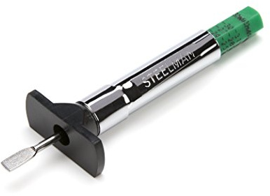 Steelman Color Coded Tread Depth Gauge, Quickly Identifies Amount of Tread on Tires, Reads in MM and 32nds