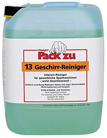 SEEGER Pack zu 13 Geschirr-Reiniger | 12 kg Kanister |