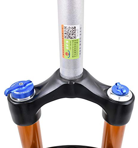 DFS Air Fork Civet Series - Horquilla para bicicleta Mountain Bike con suspensión de 70, 66 o 73,7 cm, 1,55 kg, QR 9X100, cerradura a distancia o manual (recto+bloqueo manual, 73,5 cm)
