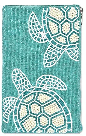 Bamboo Trading Club Bag Swimming Turtle, 7.5-inch Width