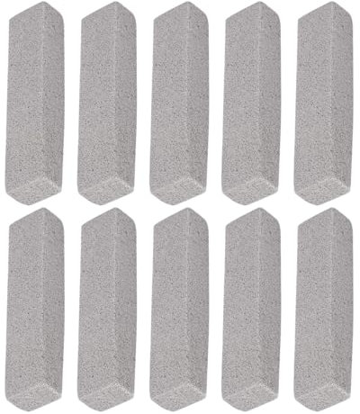 Pumice Stone Toilet Bowl Cleaner, Pool Abrasive Block, 10 Pieces Heavy-Duty Non-Scratch Scrubber, Cleaning Tool for Shower, Tile, Bathtub, Seam, and Glass Maintenance