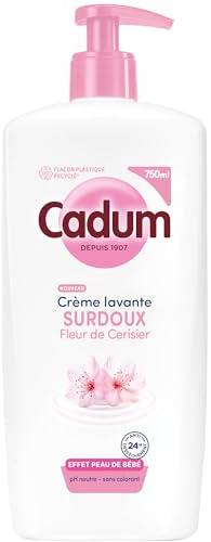 Cadum Crème Lavante Fleur Cerisier Huile Amande Douce Bio Toute Famille