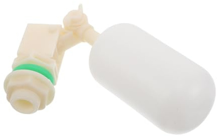 NUOBESTY Valvola Galleggiante Automatica in Plastica Bianca per Bestiame e Cavalli Funzione di Riempimento Automatico e Prevenzione Traboccamento per Fattorie