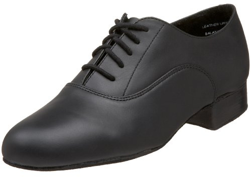 Capezio Men’s Standard Oxford Ballroom Dancing Shoes, Classic Designed Ballroom Dance Shoes, Smart, Traditional Design For Dancers, Ballroom Dancing Shoes For Men - Black, Size 11