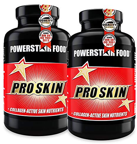 KOLLAGENAKTIVE Aminosäuren zur Bildung von Bindegewebe | Normale Funktion der Knorpel | Glätten & reparieren der Haut | Gegen Cellulite, Hautrisse & Faltenbildung | 180 Kapseln - VEGAN (2 Dosen)