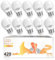 Aigostar -10 x E27 Bombilla LED G45, Casquillo Gordo 5W, Bajo Consumo, 420lm, Luz Calida 3000K, Ahorro de Energía, No Regulable - Caja de 10 unidades