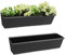 Geschenkestadl 6 Stück Blumenkasten für Paletten Kunststoff Balkonkasten Pflanzkasten Palettentopf