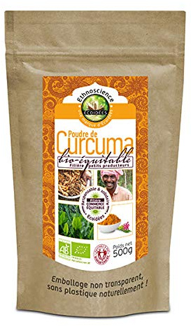 Ecoidées - Curcuma En Poudre 500G - Unité