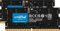 Crucial RAM 16Go Kit (2x8Go) DDR5 4800MHz CL40 Mémoire d’Ordinateur Portable CT2K8G48C40S5