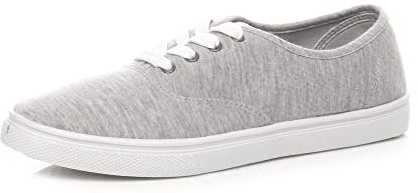 AJVANI Mens Comfort lace up Plimsolls Trainers Lounge Casual Jersey Shoes Size 10 44