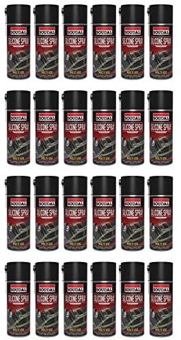 Soudal - Spray de silicona lubricante para el cuidado de metal, goma y plástico, lata de 400 ml