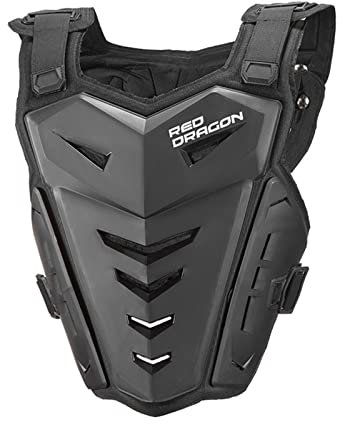 Motorrad Brustschutz Rüstung Weste Rüstungsweste Brustpanzer Rückenschutz Weste Reiten Wirbelsäule Brustpanzer Rückenschutz Motocross MTB Race Vest Protector Anti-Fall Gear 30-59 Zoll