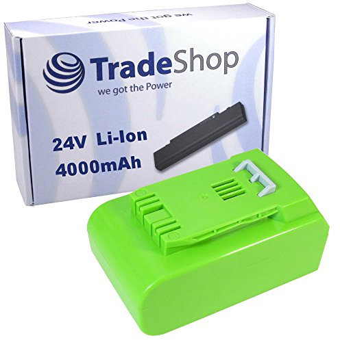 Trade-Shop Li-Ion Akku 24V / 4000mAh kompatibel mit Greenworks Tools 29322, 29807, 29837, 29842, 29852 für G24 Rasentrimmer Heckenschere Teleskop-Heckenschere Hochentaster Kettensäge Laubgebläse