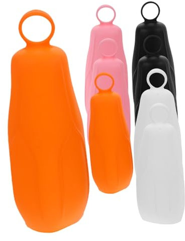 Didiseaon 40 Pz Manicotti per bottiglie da viaggio in silicone Set coperture bottiglie Custodia elastica per bottiglie coperchio della bottiglia di liquido per le shampoo flessibile
