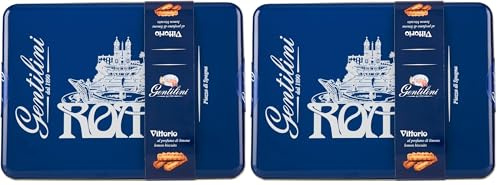 Gentilini Piazza di Spagna Biscotti al Limone, 250g (Confezione da 2)